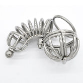 Ultimate Cock and Ball Cage Short with Urethral Sound